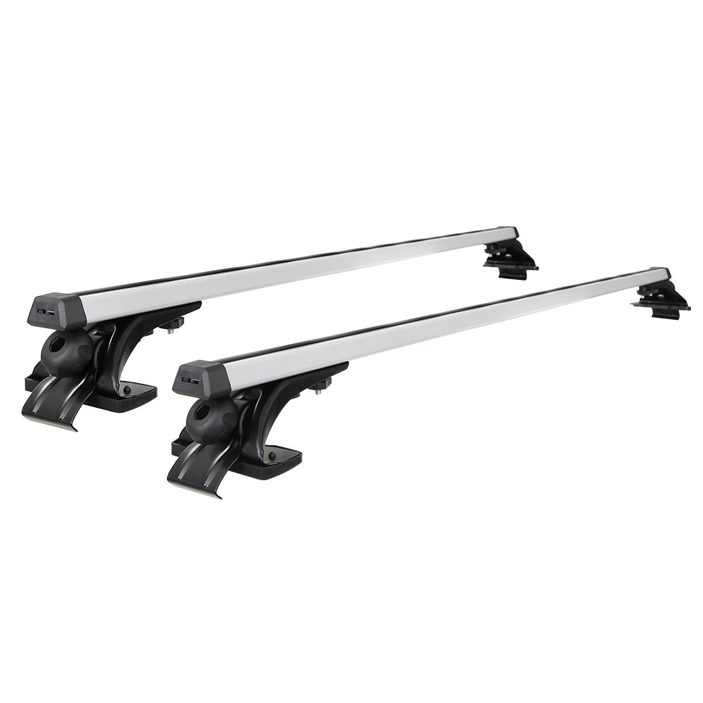 Universal Silver 145cm Aluminium Cross Bars Roof Racks Pod