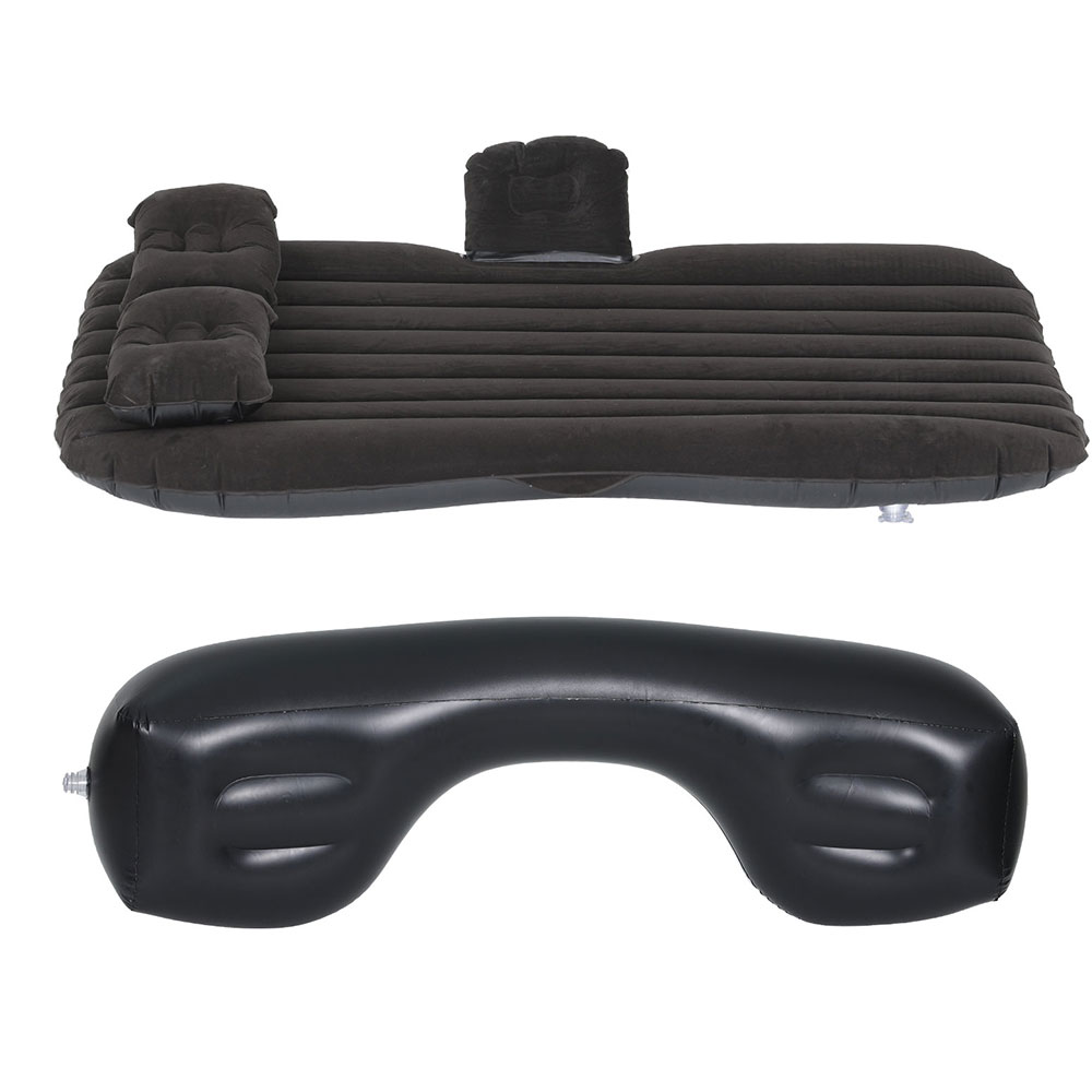 Weisshorn Inflatable Car Air Mattress SUV - Black 134x78cm - Image 3