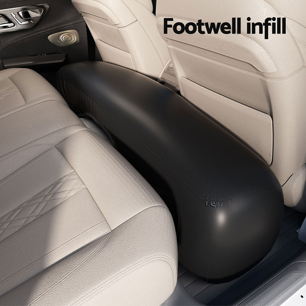 Weisshorn Inflatable Car Air Mattress SUV - Black 134x78cm - Image 5