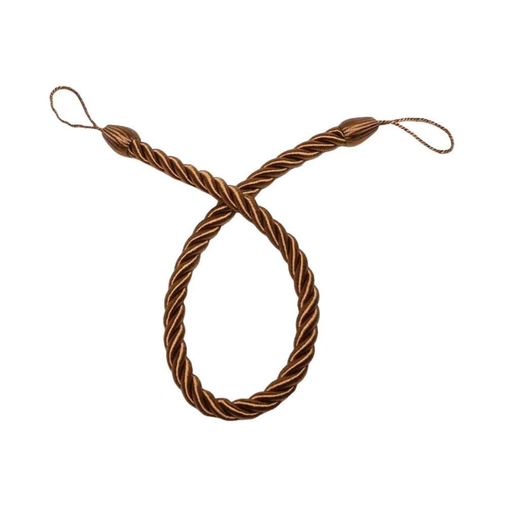 Coffee Simple Curtain Tieback Rope Buckle for Home Decor Curtains