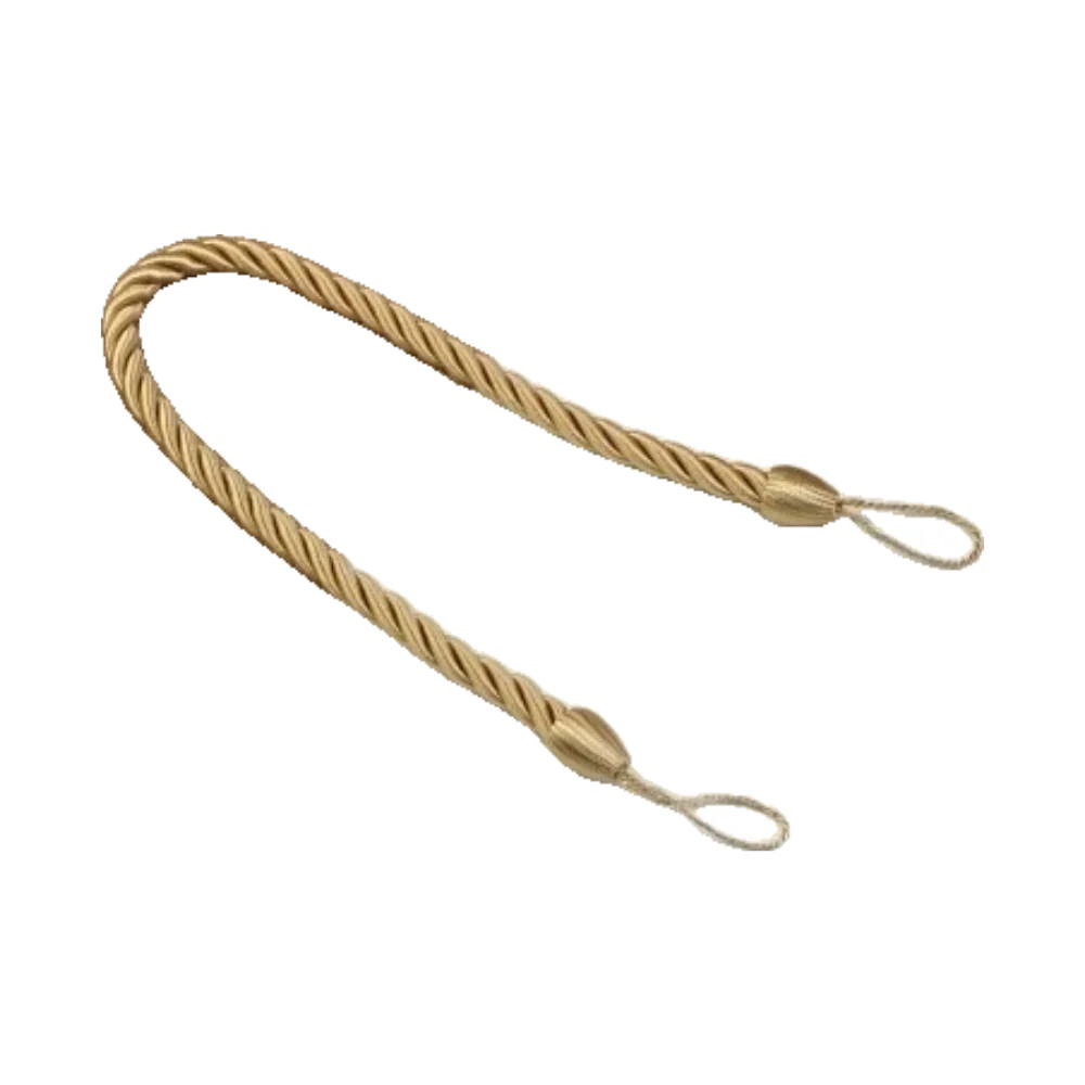 Gold Simple Curtain Tieback Rope Buckle for Home Decor Curtains