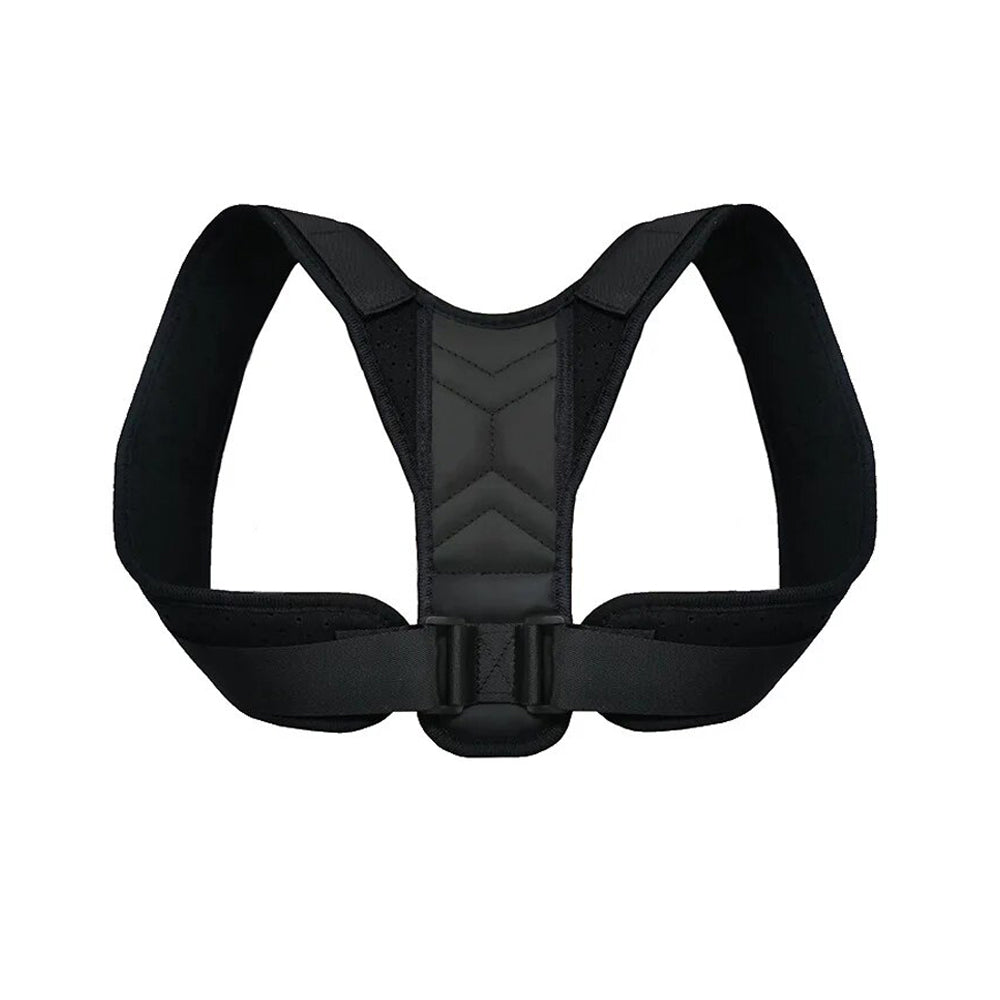 Black Adjustable Corrector Belt and Back Posture, Neck Brace and Shoulder Support