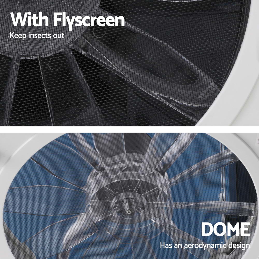 Weisshorn Caravan Air Vent Roof Hatch 12V Shower Fan Reversible Airflow - Image 4