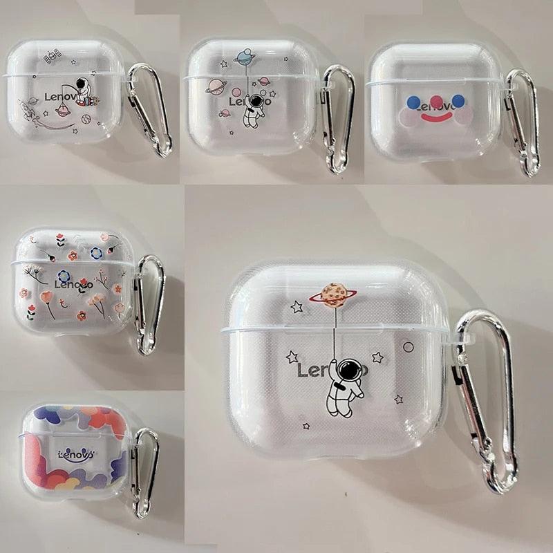Floating Astronaut Earphone Earbuds Case Cover for Lenovo HT38 TWS, Protective Charging Box - Image 5
