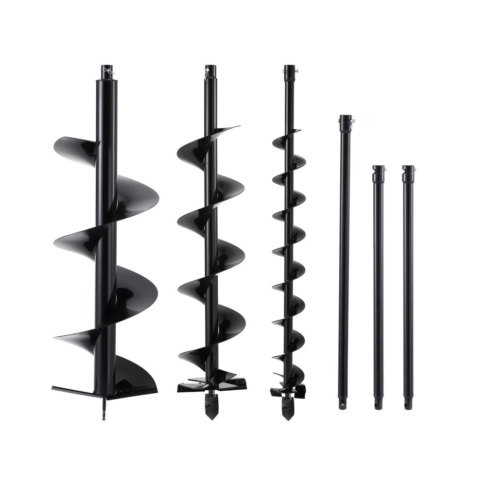 Giantz Post Hole Digger Auger Bit Set 100 200 300mm - Image 3