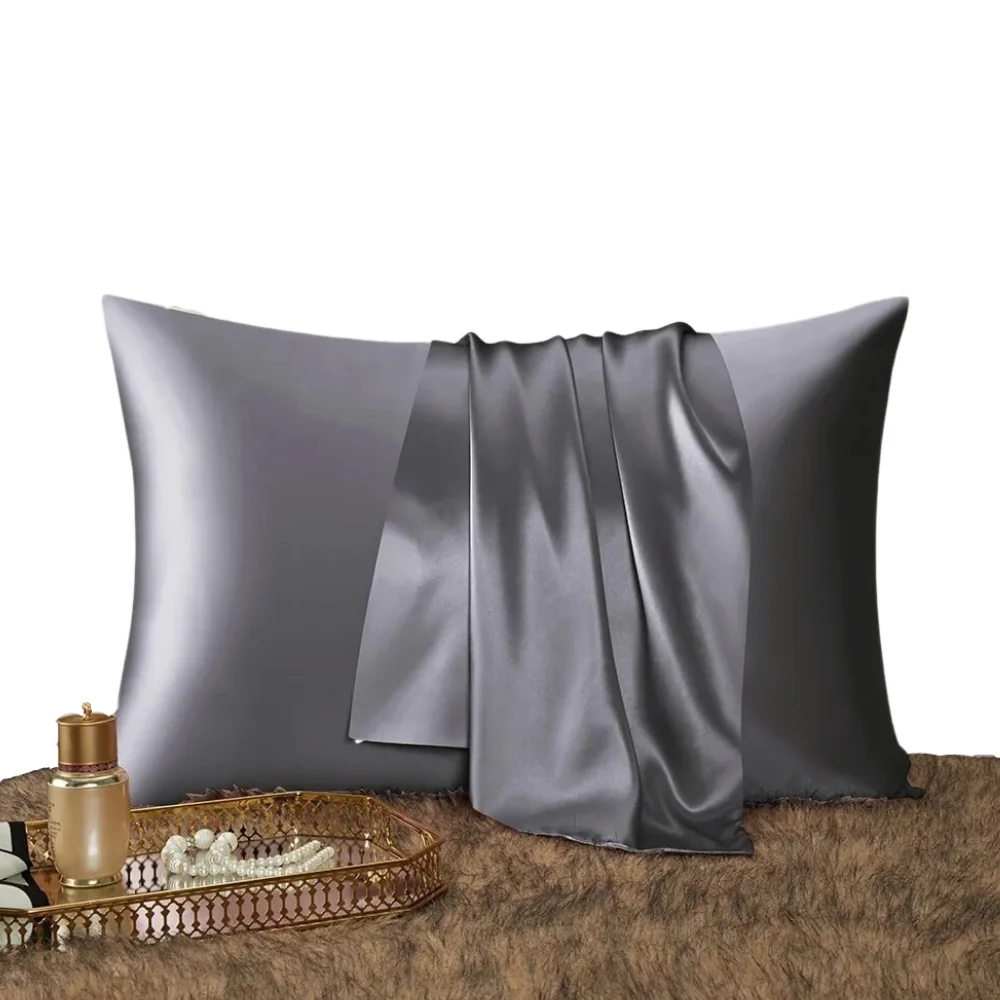 Dark Grey Pillowcase