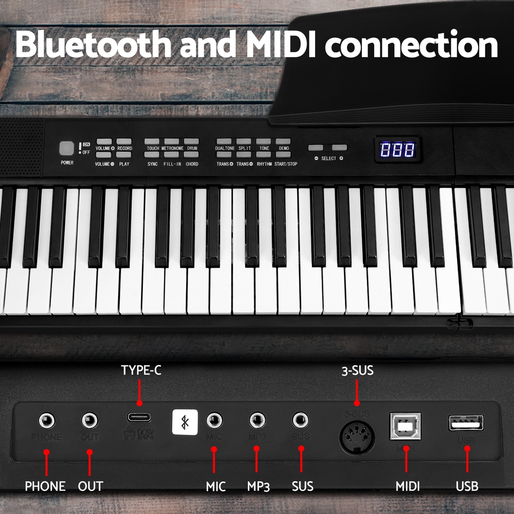 Alpha 88 Key Foldable Digital Electronic Piano Keyboard Bag - Image 4