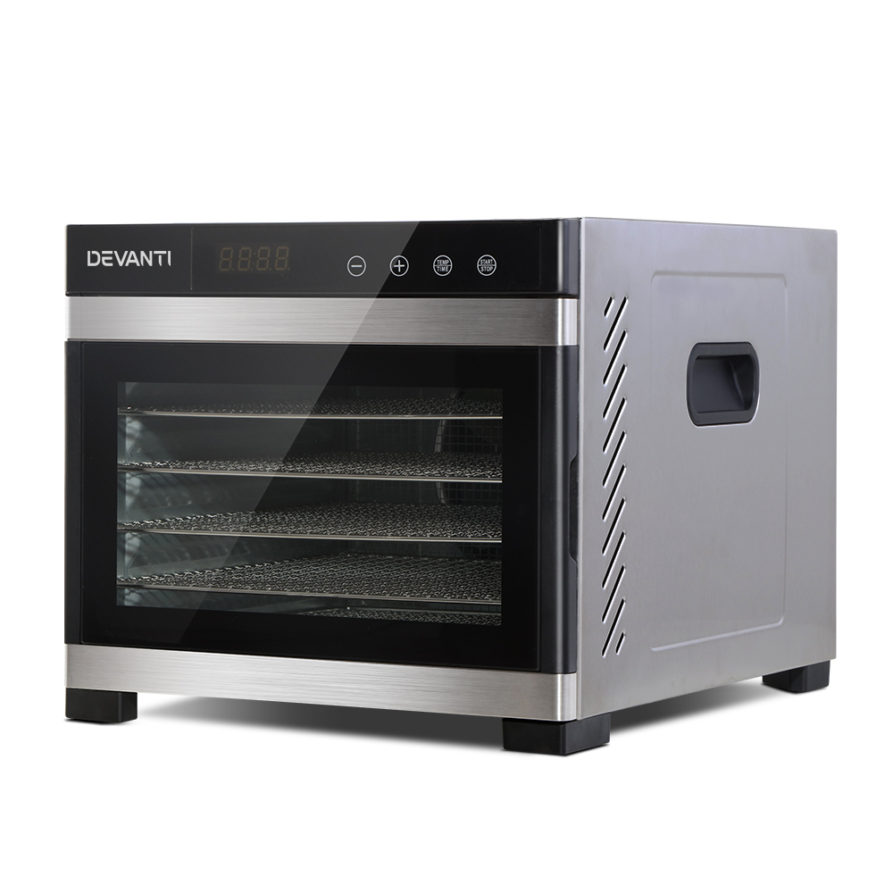 Devanti 6 Tray Stainless Steel Food Dehydrator - Image 8