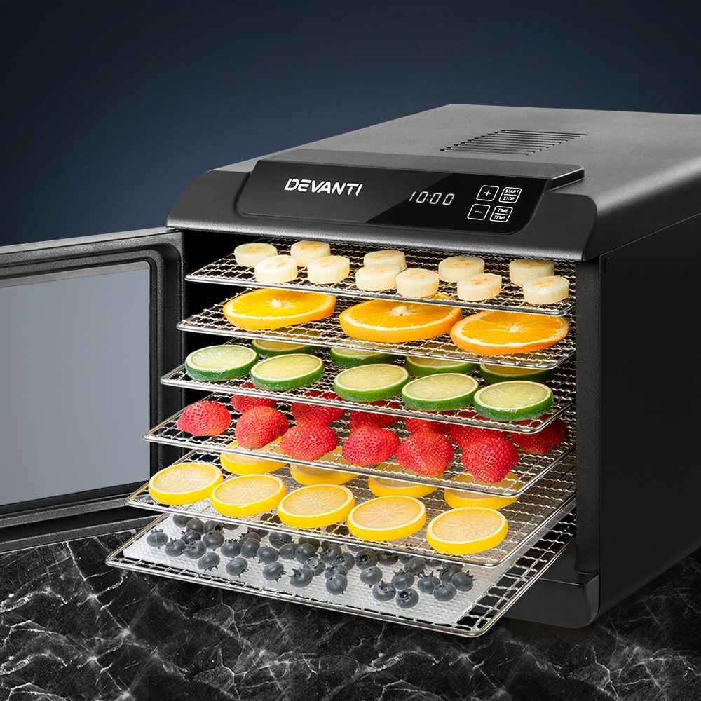 Devanti 6-Tray Stainless Food Dehydrator
