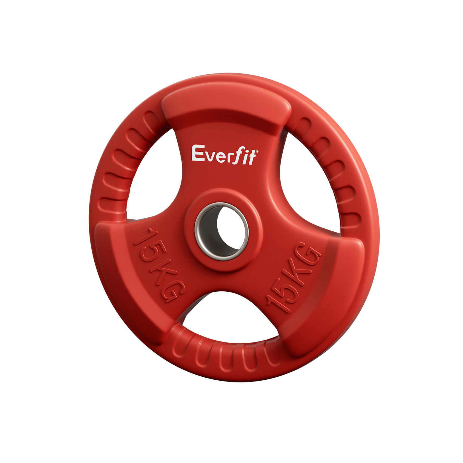 Everfit 15kg Olympic Weight Plate Red Dumbbell Barbell Gym