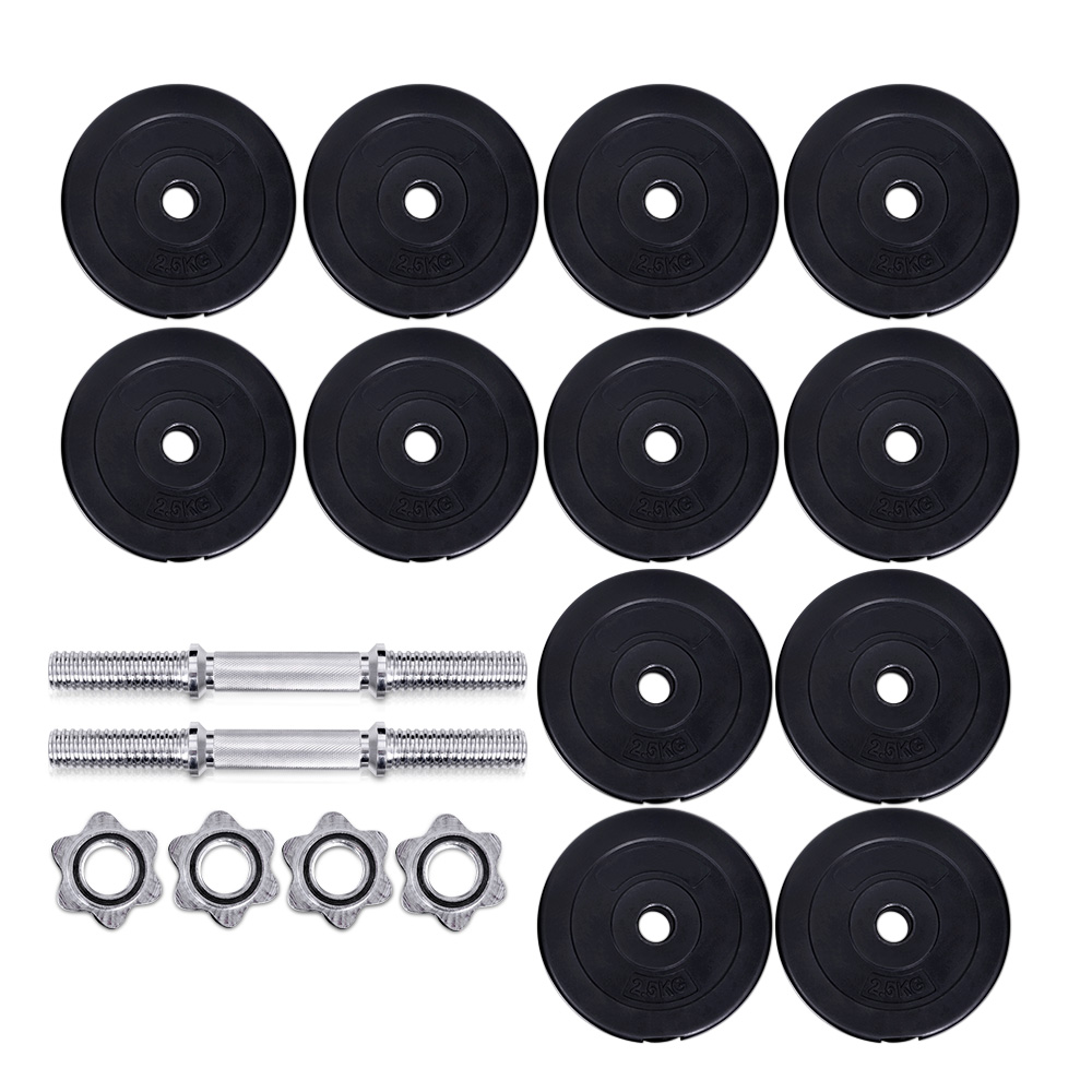 Everfit 35kg Dumbbell Set with Weight Plates and Lifting Bench - Image 4
