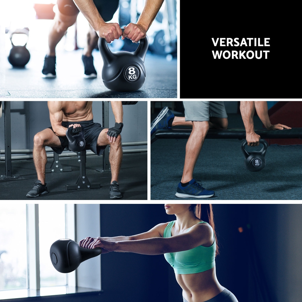 Everfit 8kg Kettlebell Set for Weight Lifting and Home Gym Fitness - Image 6