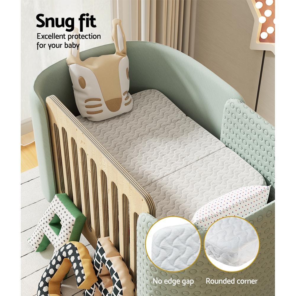 Giselle Foldable Foam Cot Bed Mattress Cool Gel - Image 7