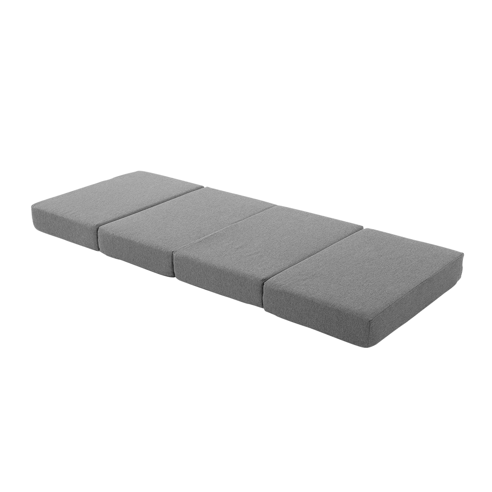 Giselle Foldable Single Foam Mattress Grey - Image 7