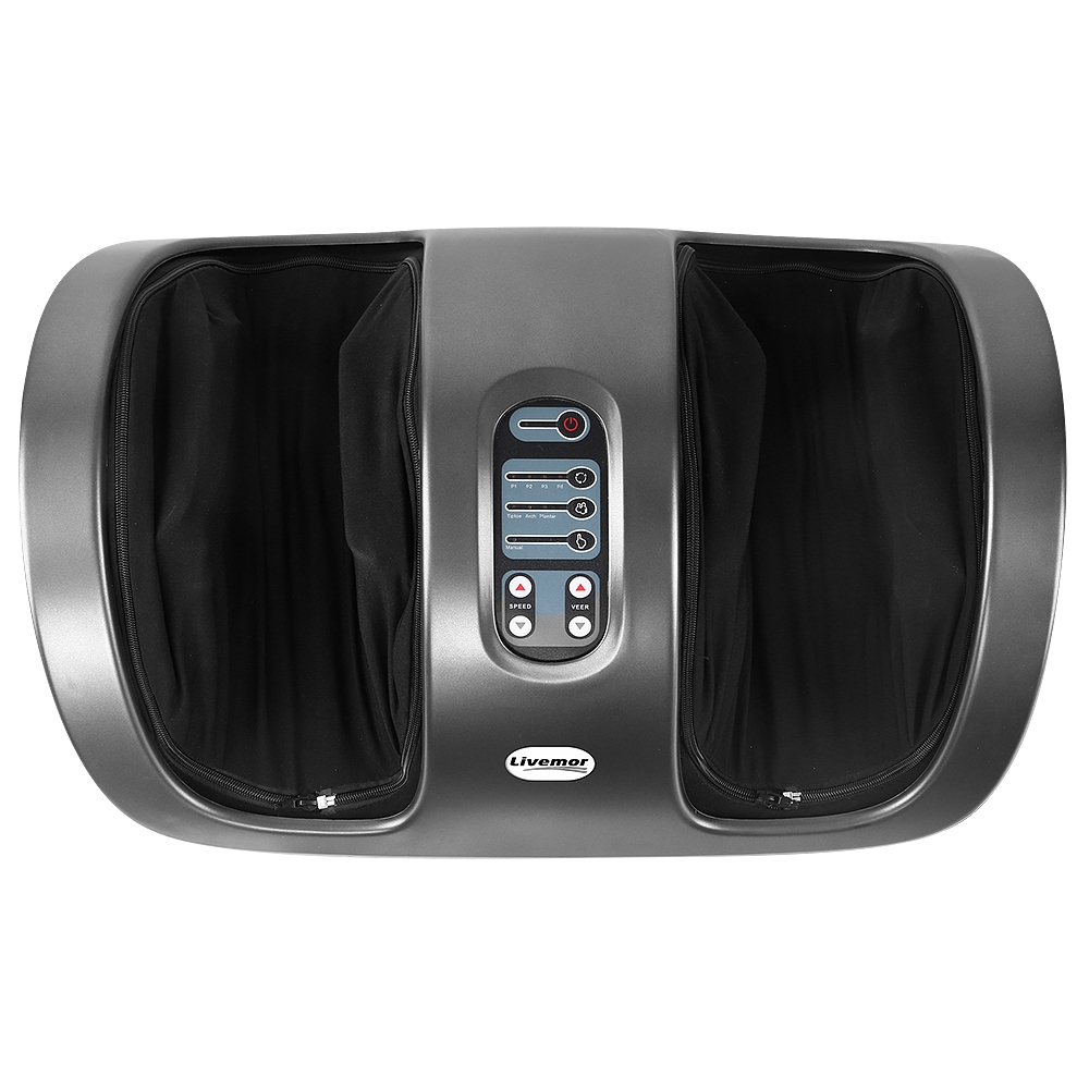 Livemor Foot Massager Shiatsu Electric Kneading Leg Grey - Image 3