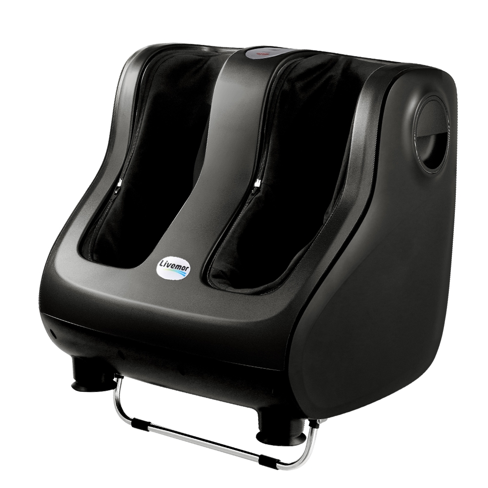 Livemor Foot Massager Shiatsu Electric Roller Kneading Black
