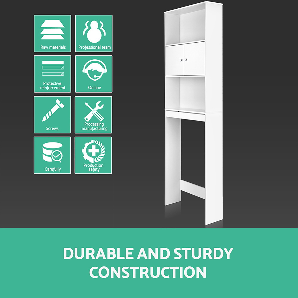 Artiss Over-the-Toilet Bathroom Storage Shelf - Image 4