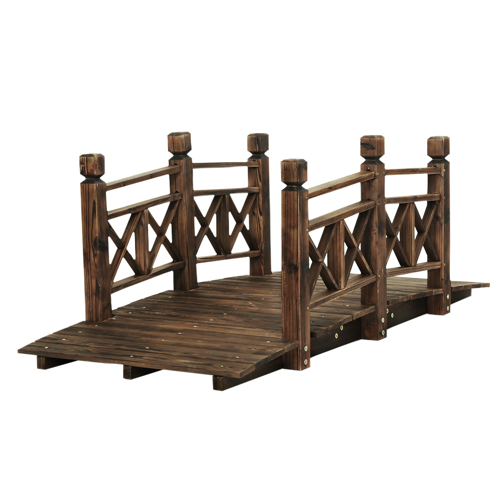 Gardeon 150cm Wooden Garden Bridge Outdoor Decor