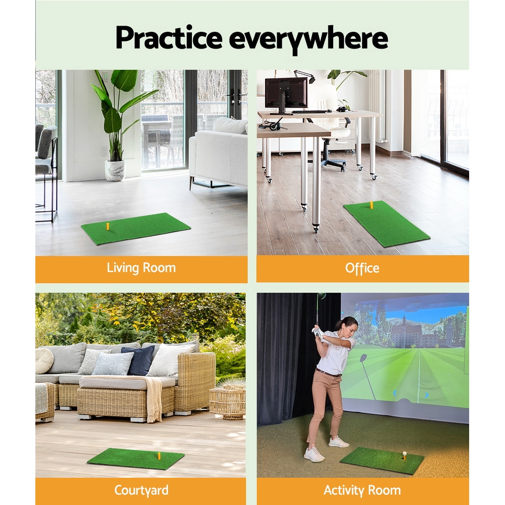 Everfit Golf Hitting Mat Portable Driving Range 60x30cm - Image 7
