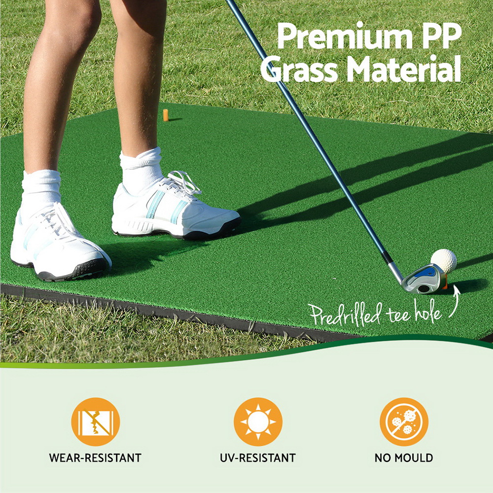 Everfit Golf Hitting Mat Portable Driving Range 150x150cm - Image 4
