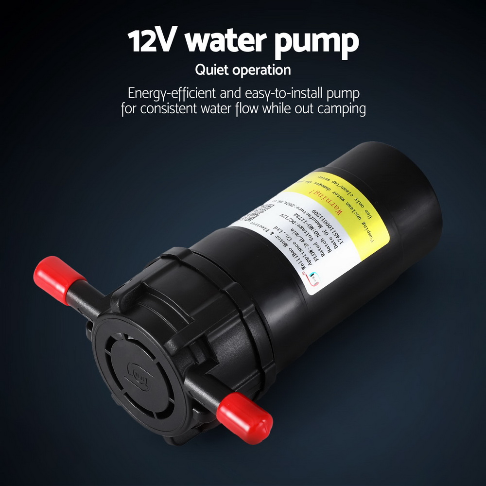 Devanti Portable Gas Water Heater LPG-Powered System with Pump - Black - Image 7