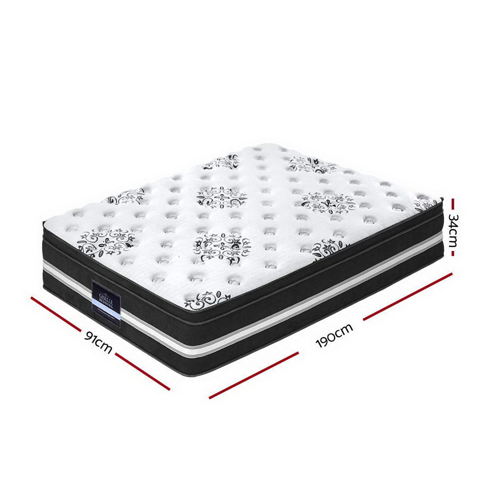 Giselle 34cm Cool Gel Memory Foam Mattress - Single - Image 3