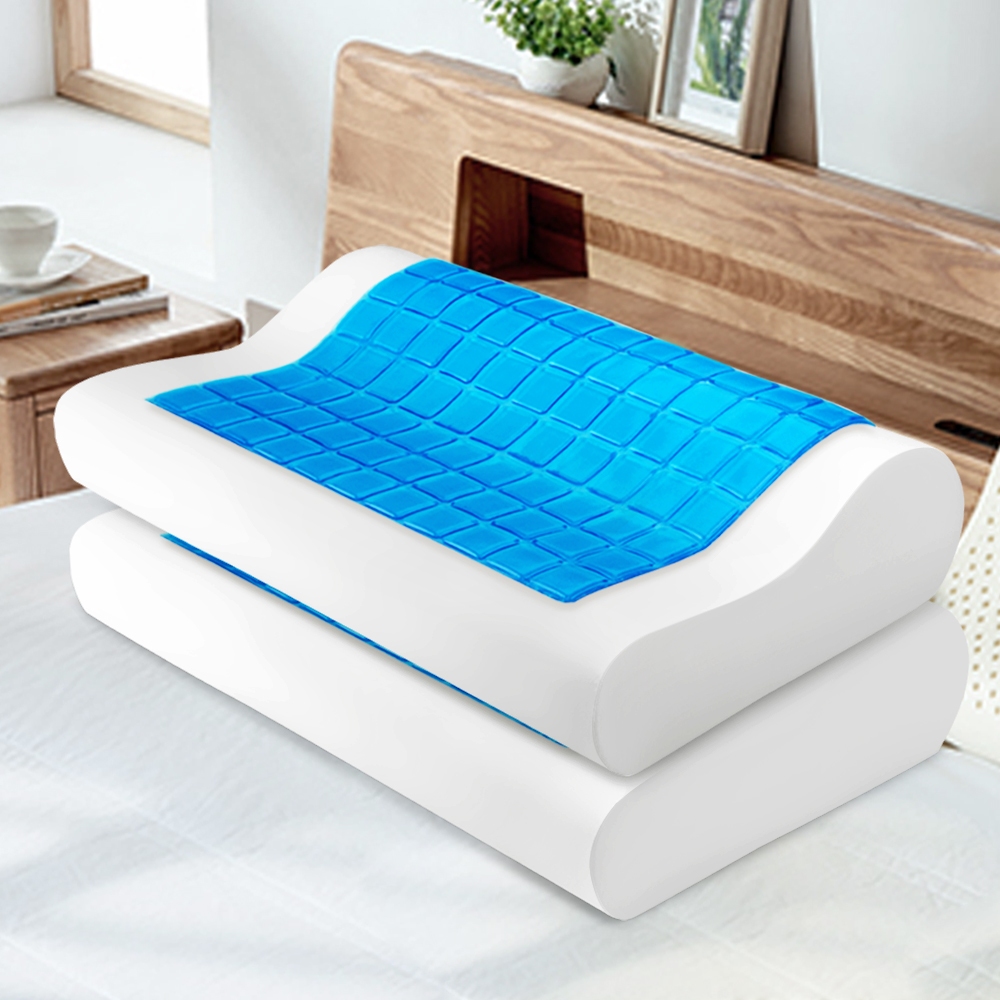 Giselle Bedding Twin Pack Cool Gel Contour Pillows