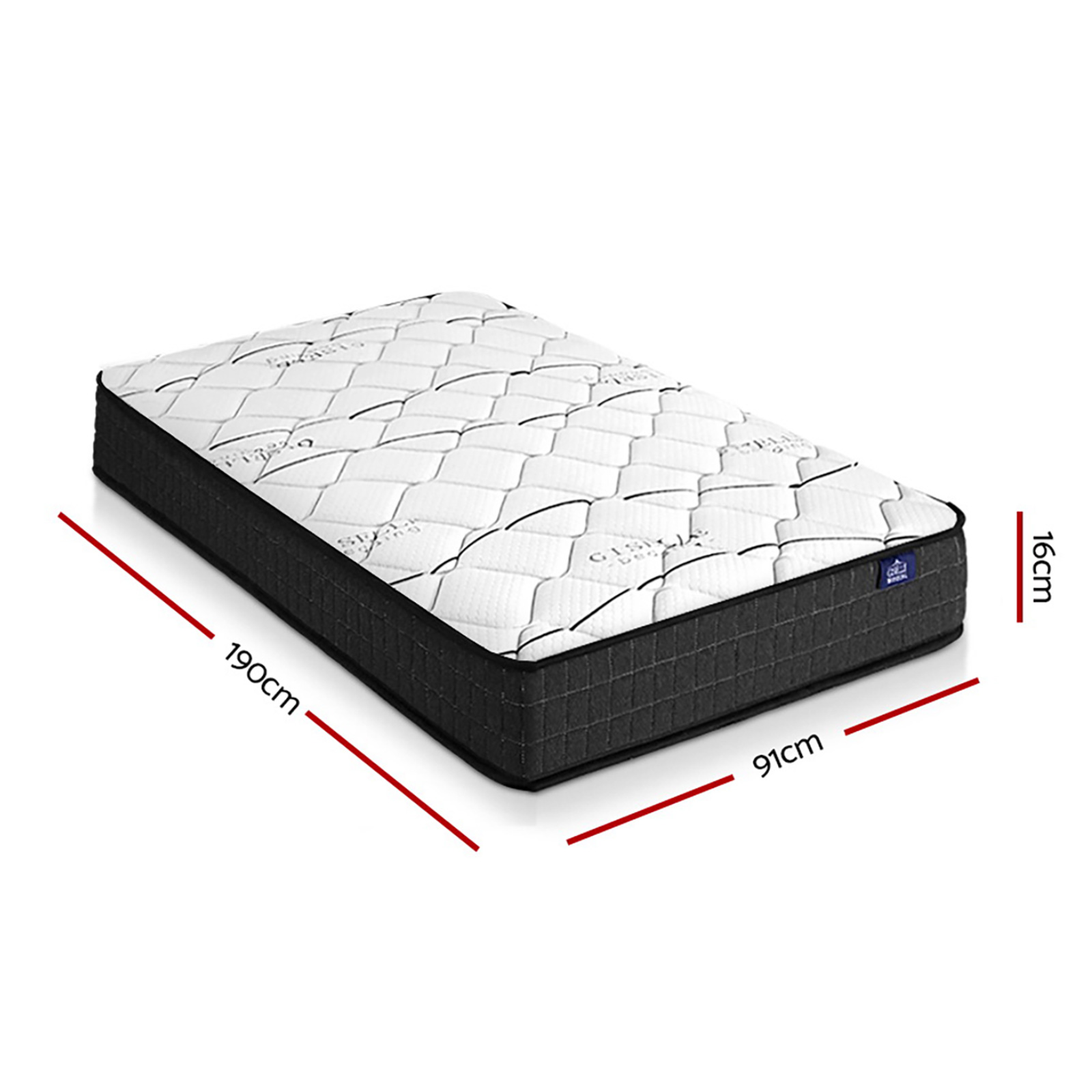 Giselle 16cm Medium Firm Single Mattress - Image 3