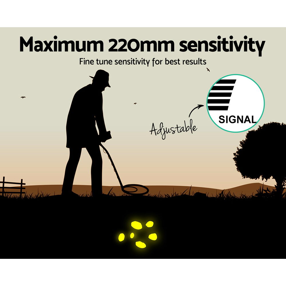 220mm Deep Sensitive Waterproof Metal Detector Pinpointer - Image 5