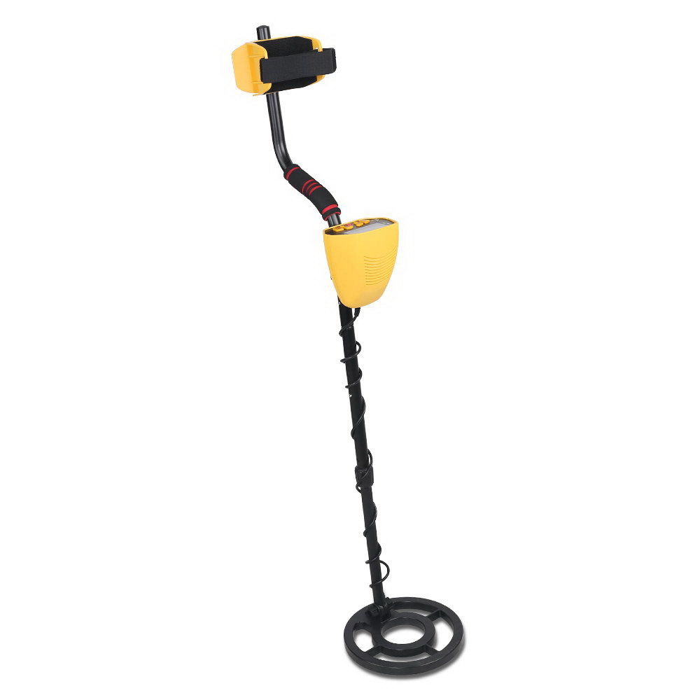 Metal Detector 180MM Deep Waterproof Treasure Hunter Gold Digger Yellow