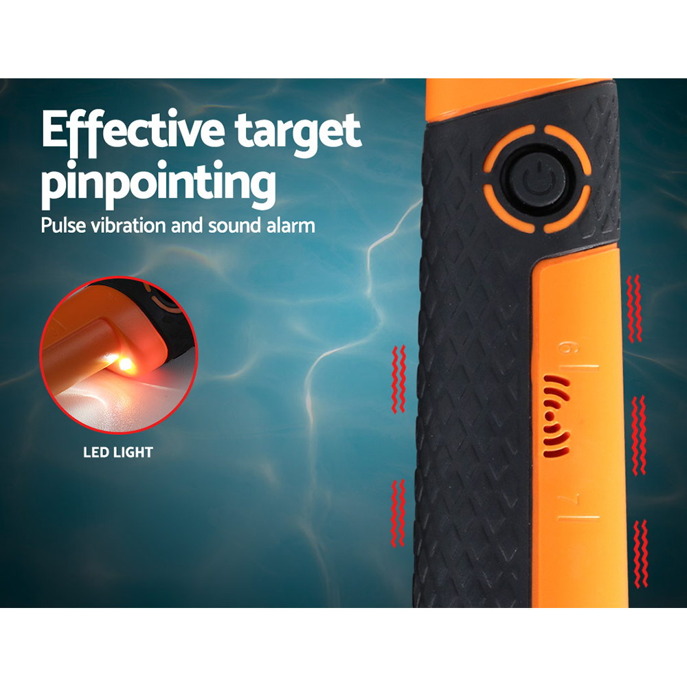 Waterproof Handheld Pinpointer Metal Detector Orange - Image 4