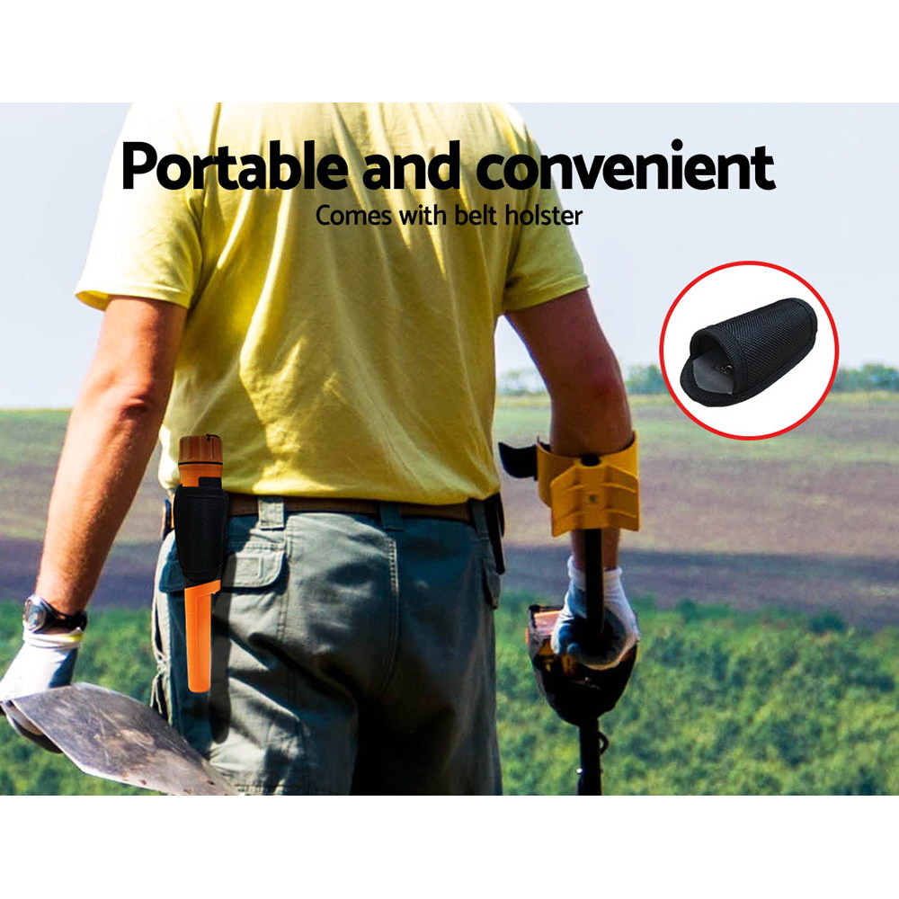 Waterproof Handheld Pinpointer Metal Detector Orange - Image 6