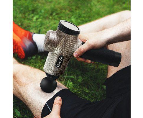 Everfit Massage Gun 6 Heads Massager Electric LCD Vibration Relief Percussion