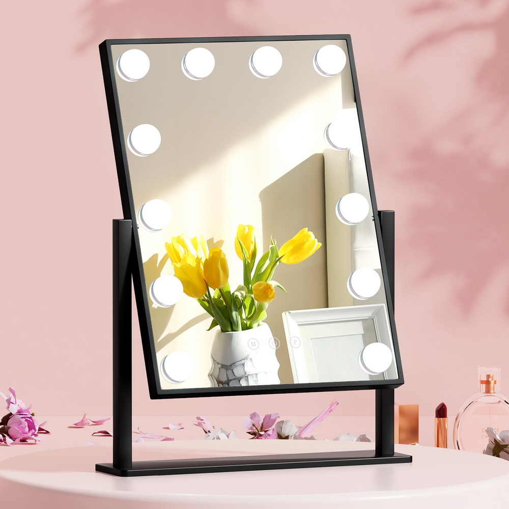 Embellir Hollywood Vanity Mirror LED Light Tabletop 30x48cm