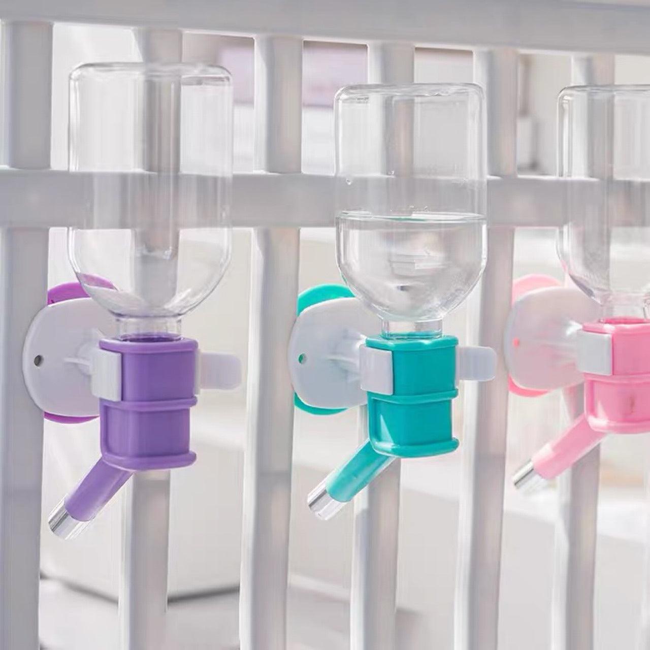 Purple Hanging Pet Water Bottle, Leak-Proof Hydration Solution - Free Shipping - Image 3