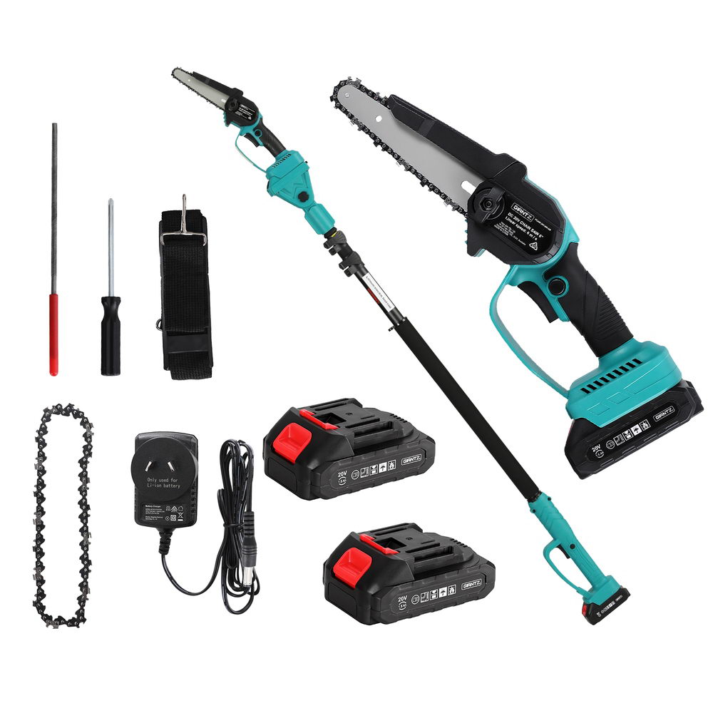 Giantz Telescopic Pole Chainsaw 6 Inch 20V