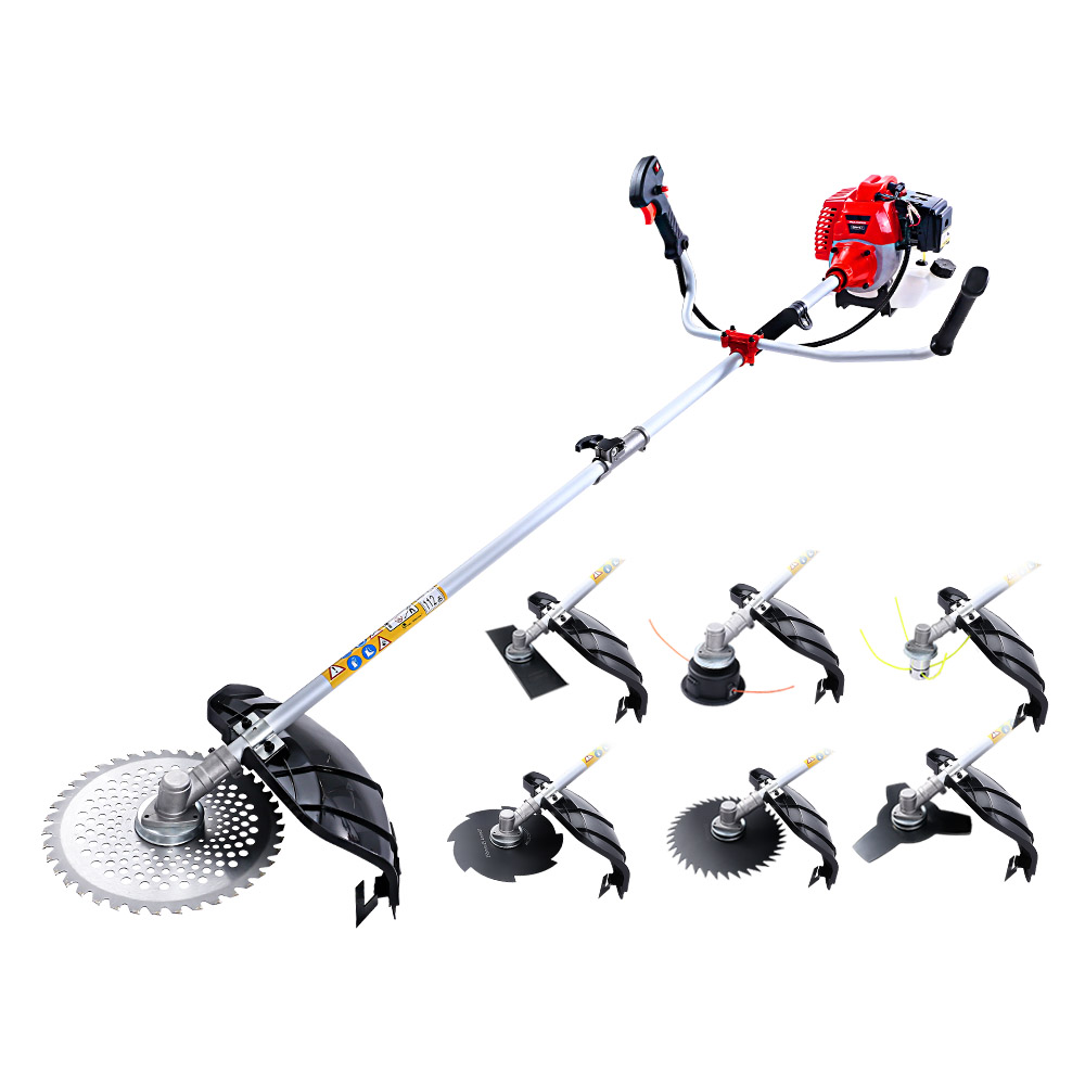 Giantz 2 Stroke Pole Chainsaw Tree Pruner - 7 in 1