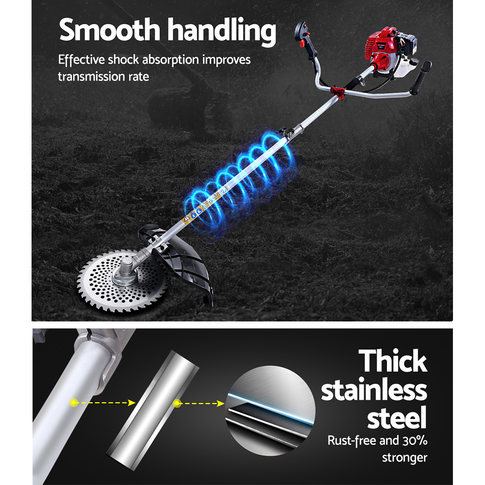 Giantz 2 Stroke Pole Chainsaw Tree Pruner - 7 in 1 - Image 4