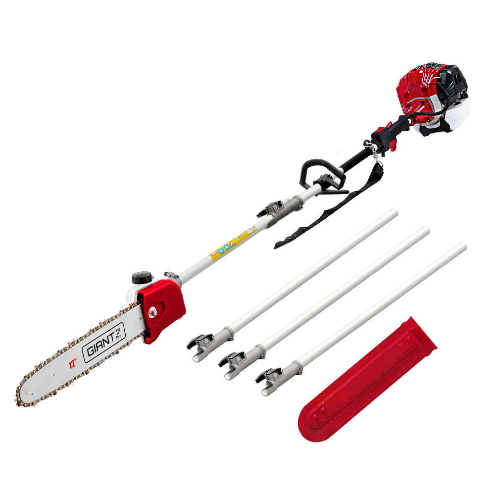 Giantz 12-Inch 2-Stroke Petrol Long Reach Pole Chainsaw