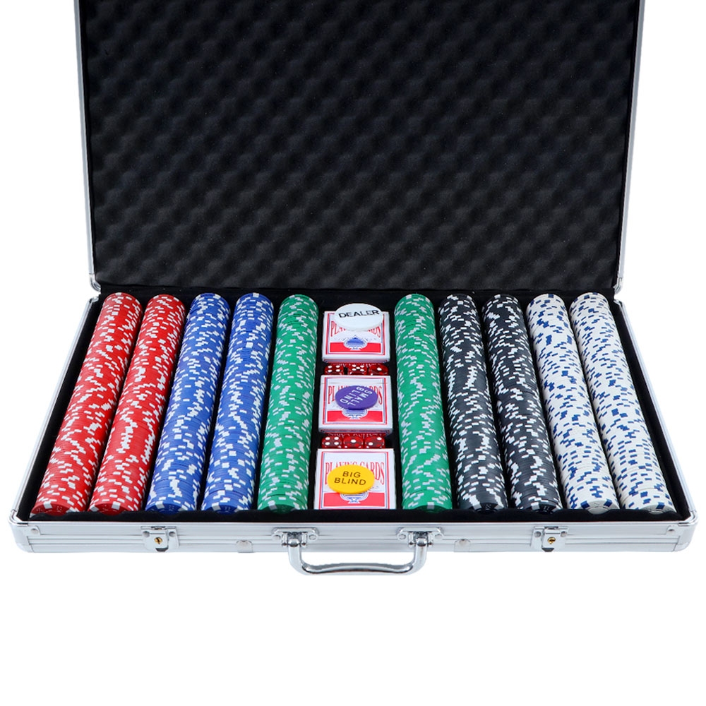 1000 Piece Poker Chip Set