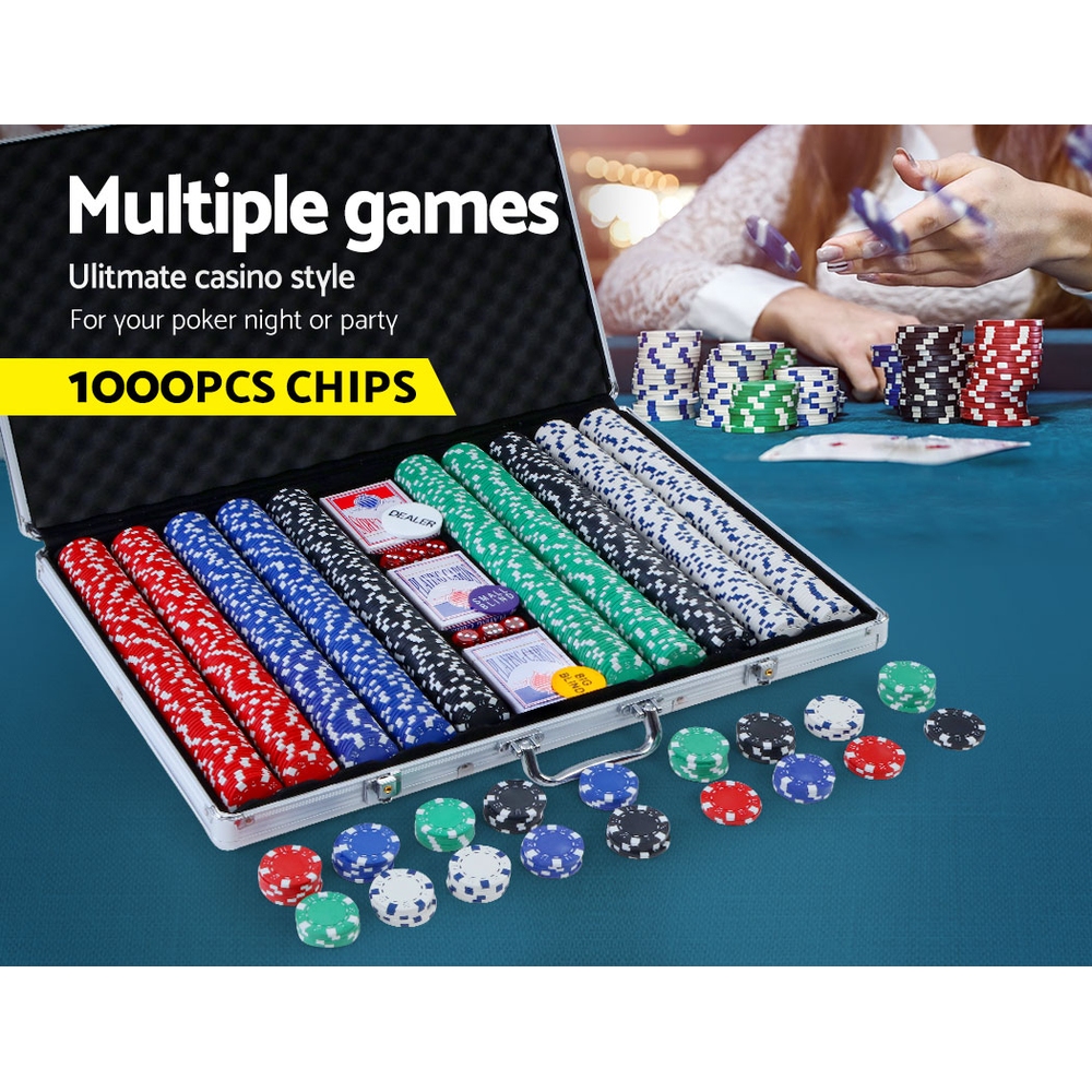 1000 Piece Poker Chip Set - Image 3