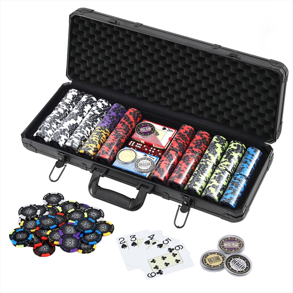 Poker Chip Set 500PC 14g Casino Game