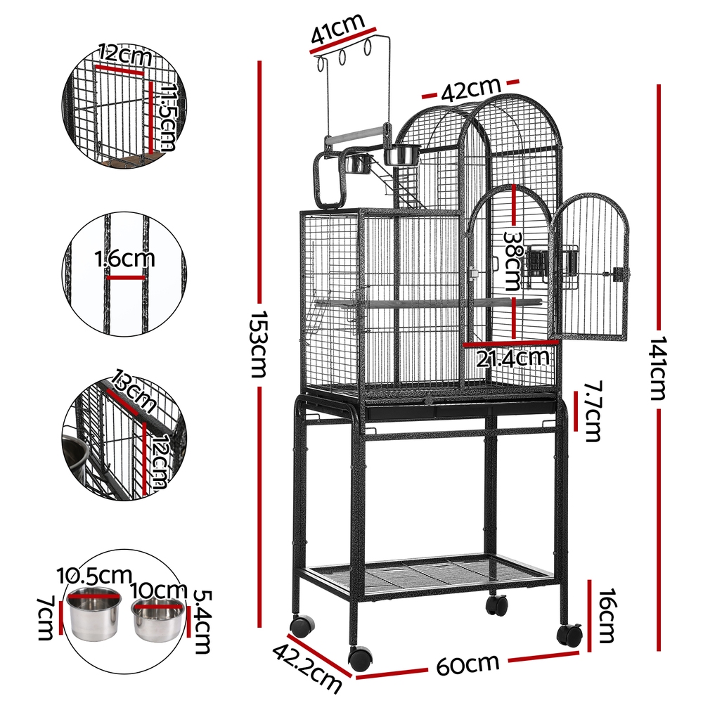 i.Pet Large Bird Cage 153cm Aviary - Image 2