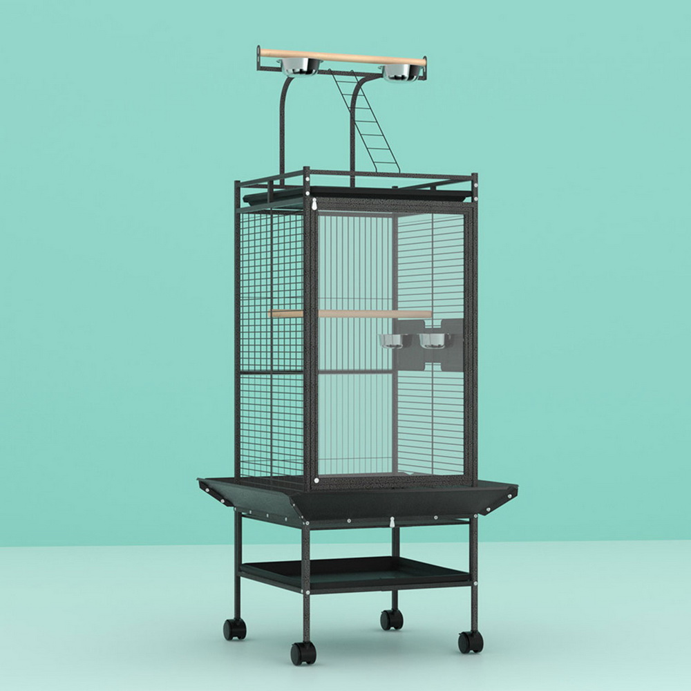 i.Pet Large Bird Cage 155cm Parrot Aviary Wheels Castors