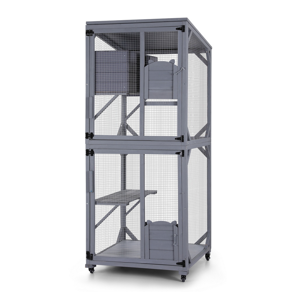 i.Pet Cat House Wooden 180cm