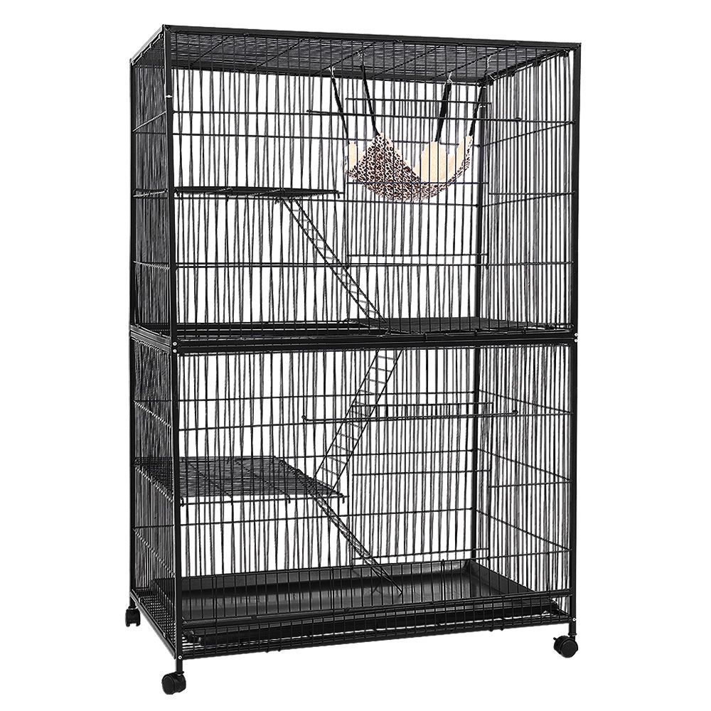 i.Pet 4-Level Rabbit Hutch Cage 142cm