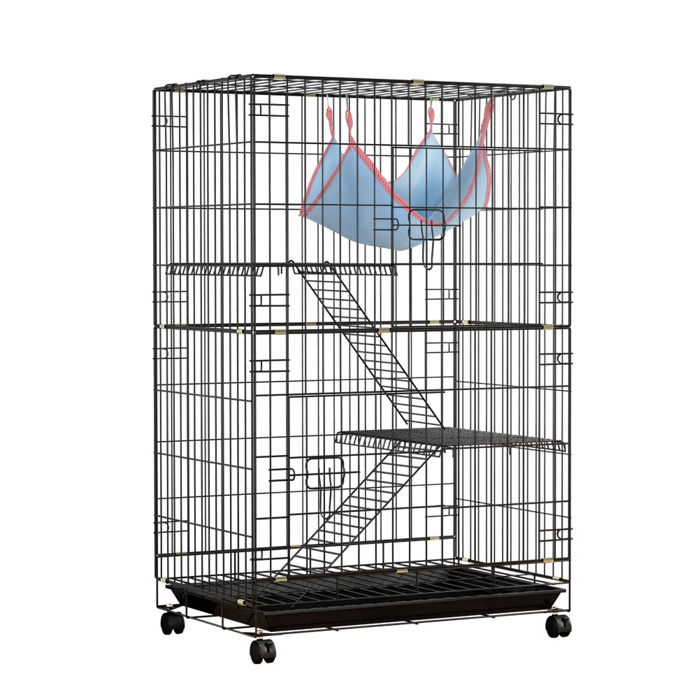 iPet Rabbit Cage 100cm 3 Level Hutch Indoor Guinea Pig