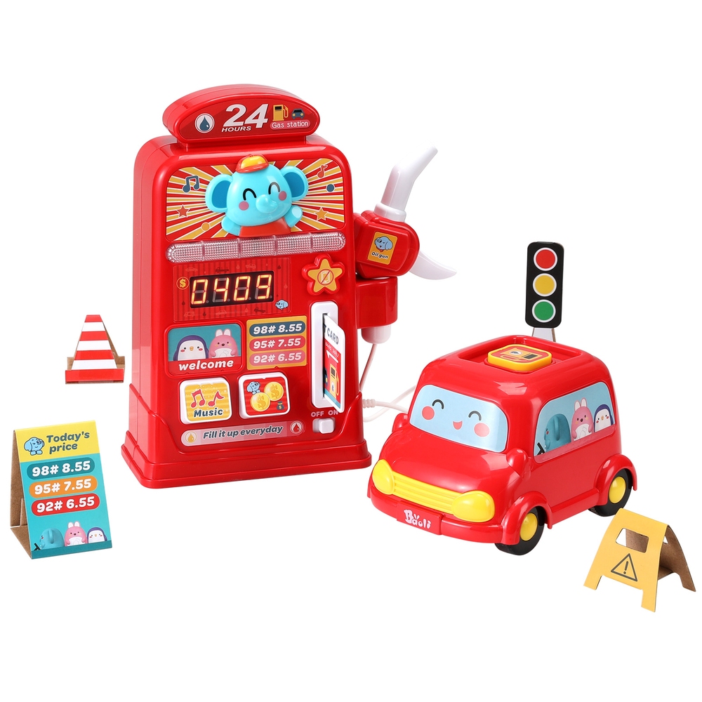Keezi Kids Gas Petrol Station Pump Pretend Play Toy Playset
