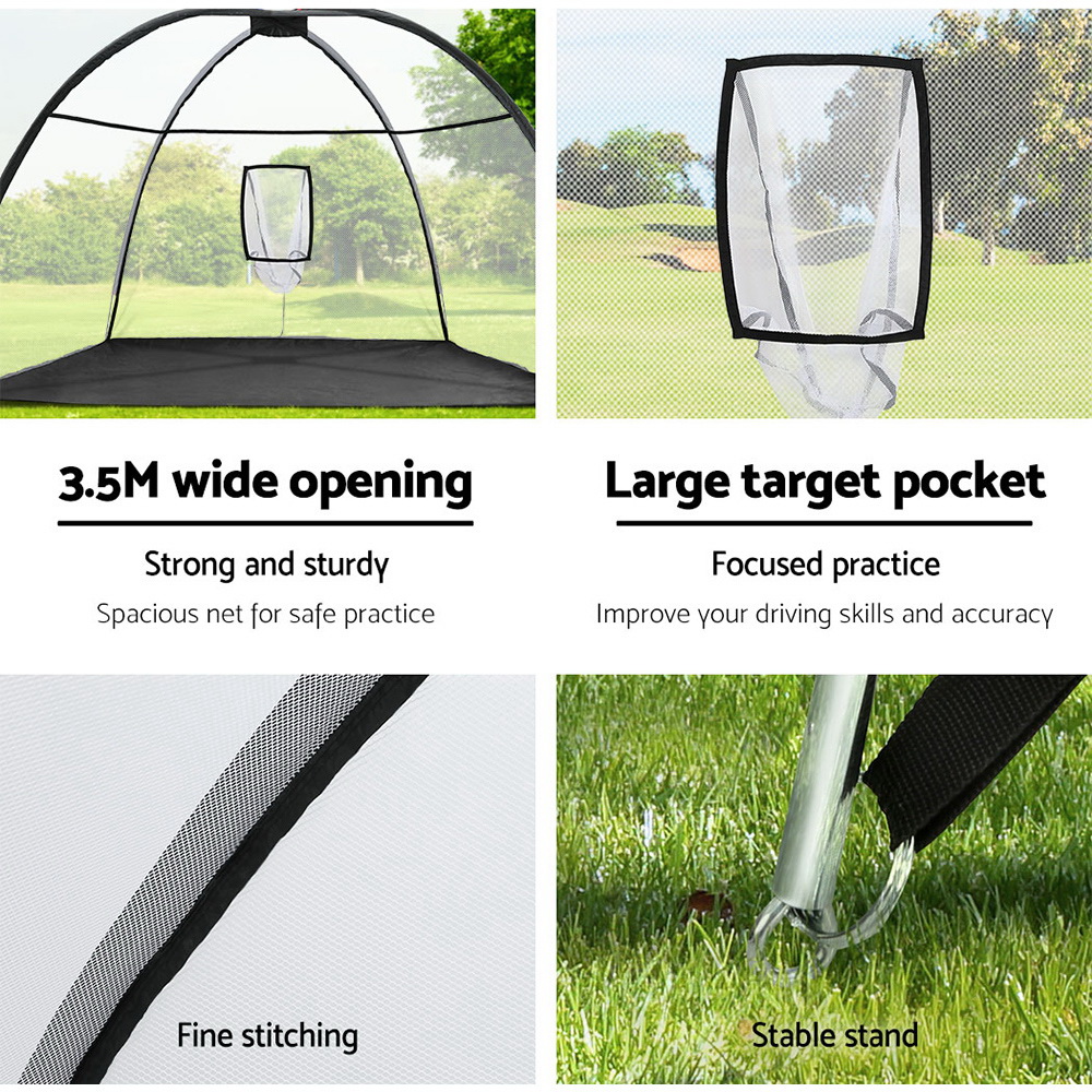 Everfit 3.5m Golf Practice Net with Driving Mat - Image 6