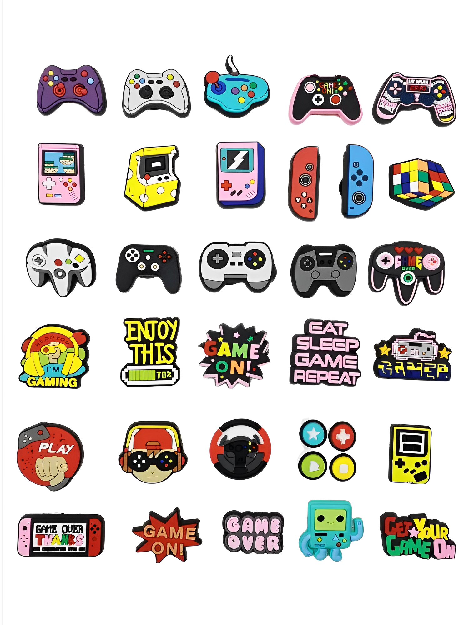 31Pcs Original Game Theme Shoe Charm for Crocs